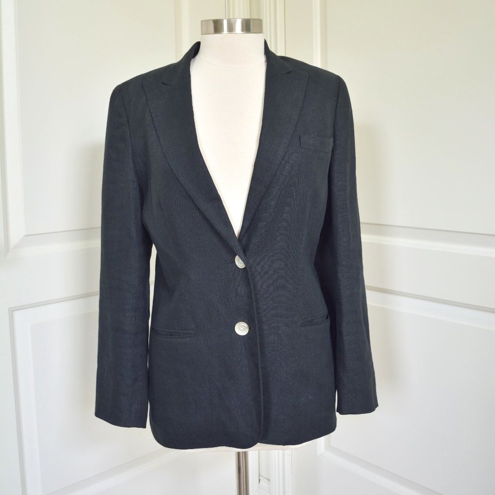 Lauren- Ralph Lauren Black Blazer, 8